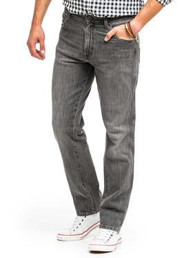 Wrangler Wrangler Jeansy TEXAS Szary Straight Fit