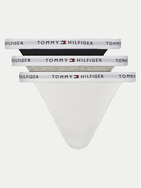 Tommy Hilfiger Tommy Hilfiger Komplet 3 par stringów UW0UW05757 Kolorowy