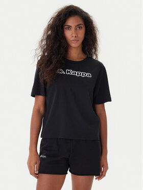 Kappa Kappa Tricou Frega 351M1KW Negru Regular Fit