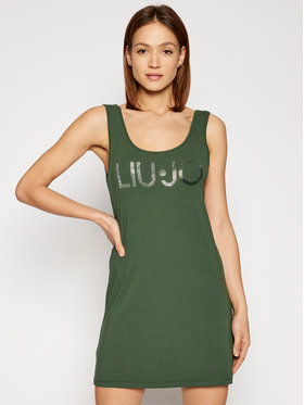 Liu Jo Beachwear Liu Jo Beachwear Φόρεμα καλοκαιρινό VA1060 J5003 Πράσινο Regular Fit