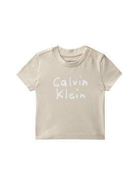 Calvin Klein Jeans Calvin Klein Jeans Póló LVCKSJA52B Bézs Regular Fit