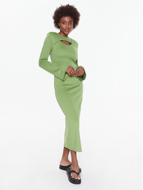Gestuz Gestuz Rochie de zi Anka 10906826 Verde Slim Fit