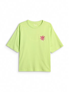 4F 4F T-Shirt BEACHWEAR Żółty jasny Boxy Fit