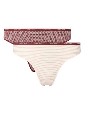 Ysabel Mora Ysabel Mora Stringu komplekts 19007 Bordo