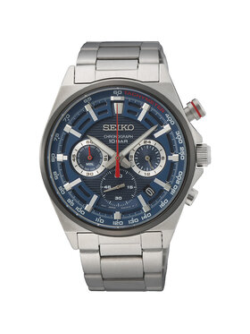 Seiko Seiko Zegarek SSB407P1 Czarny