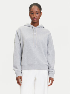BOSS BOSS Džemperis ar kapuci C_Ehoody 50547572 Pelēks Oversize