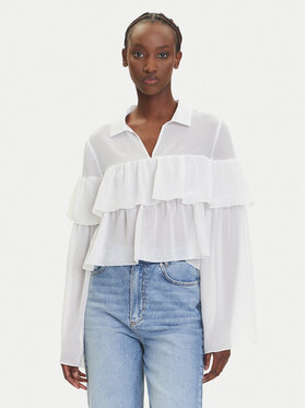 ONLY ONLY Bluză Suzzi 15360661 Alb Regular Fit