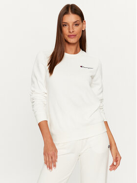 Champion Champion Mikina Crewneck Sweatshirt 117042 Écru Regular Fit