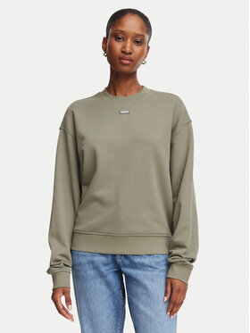 HUGO HUGO Džemperis ar kapuci Delessa 50534344 Zaļš Regular Fit