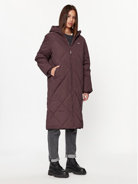 Wrangler Wrangler Kurtka zimowa 112342650 Bordowy Regular Fit