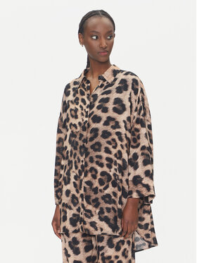 LOLA CASADEMUNT LOLA CASADEMUNT Camicia LS2515033 Marrone Relaxed Fit