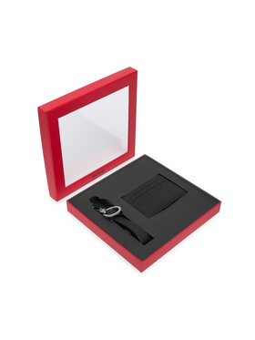 HUGO HUGO Darilni set GBHM Key Chain&C.Case 50573603 Črna