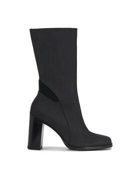 Calvin Klein Jeans Calvin Klein Jeans Aulinukai Heel Zip Boot Lth Wn YW0YW01113 Juoda