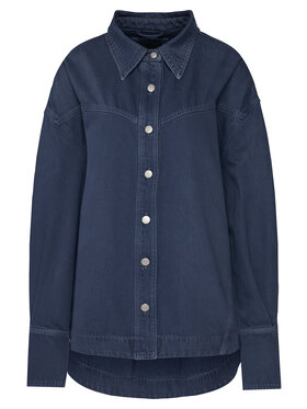 BOSS BOSS Джинсова сорочка 50552520 Сірий Oversize