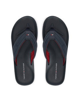 Tommy Hilfiger Tommy Hilfiger Zehentrenner Hilfiger Padded Beach Sandal FM0FM05801 Dunkelblau