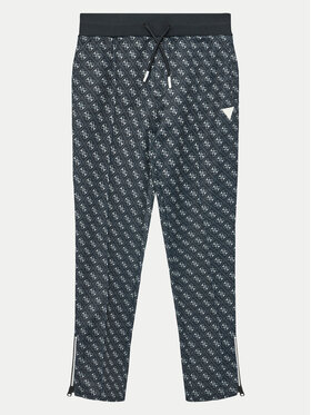 Guess Guess Долнище анцуг L4YQ18 FL04Q Черен Relaxed Fit