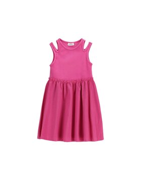 Coccodrillo Coccodrillo Sukienka codzienna WC6129302JGK-007 Różowy Regular Fit