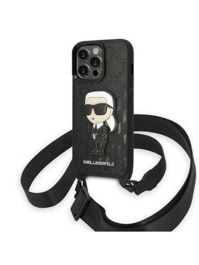 KARL LAGERFELD KARL LAGERFELD Etui na telefon iPhone 14 Pro Czarny