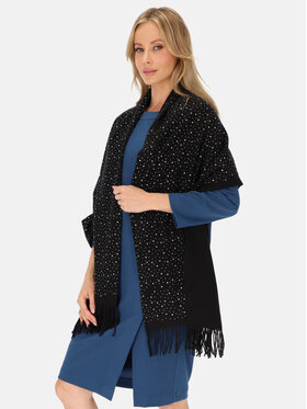 Potis & Verso Potis & Verso Szal KRYSZTAŁY Czarny