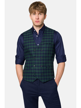 Lancerto Lancerto Kamizelka KA131223000016 Zielony Slim Fit