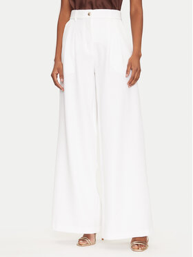 Guess Guess Palazzo kalhoty W5GB02 WH9Y2 Bílá Wide Leg