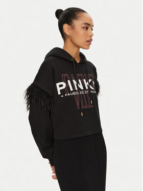 PINKO PINKO Pluus 103129 A1LU Must Regular Fit