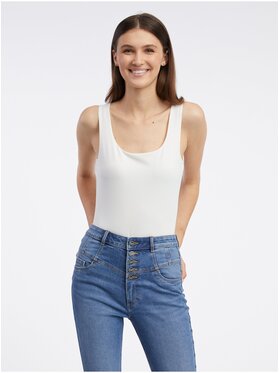 Orsay Orsay Body 105126001000__L Biały Regular Fit