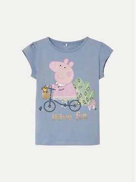 NAME IT Majica PEPPA PIG 13231832 Modra Regular Fit