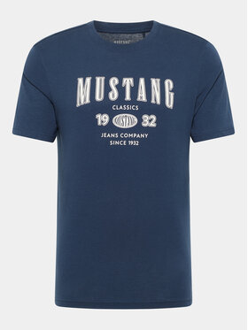 Mustang Mustang T-shirt Austin 1014938 Bleu marine Regular Fit