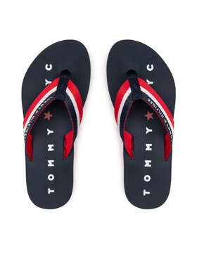 Tommy Hilfiger Tommy Hilfiger Čības uz pirksta Tommy Loves Ny Beach Sandal FW0FW02370 Tumši zils