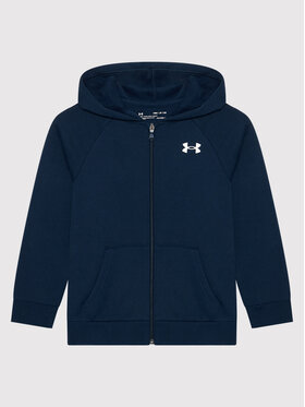 Under Armour Under Armour Bluza Ua Rival Cotton Full Zip 1357613 Granatowy Loose Fit