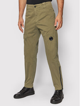 C.P. Company C.P. Company Spodnie materiałowe 11CMPA191A 005529G Zielony Regular Fit