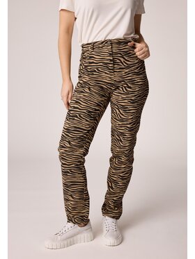 LAURELLA LAURELLA Spodnie dresowe 3TU006 Brązowy Regular Fit