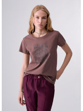 Liu Jo Liu Jo T-shirt TF6238JS003L9286 Rosa Regular Fit