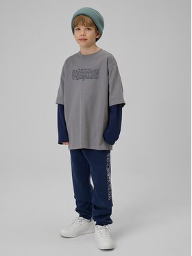 4F 4F Pantaloni da tuta 4FJRSS26TTROM1733-31S Blu scuro Regular Fit