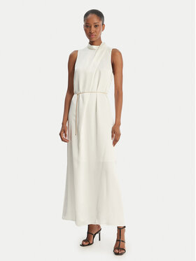 HUGO HUGO Kokteilinė suknelė Kewina-1 50566973 Écru Slim Fit