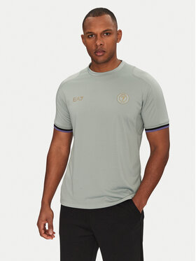 EA7 Emporio Armani EA7 Emporio Armani Funkční tričko 7M000256 AF13537 U9024 Zelená Regular Fit
