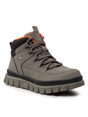 Tommy Hilfiger Tommy Hilfiger Trzewiki Lace-Up Bootie T3B5-32523-1441 M Szary