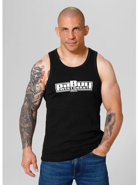 PITBULL PITBULL Tank top Tank Czarny Regular Fit