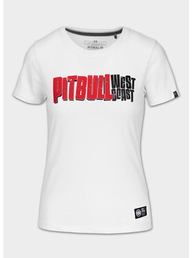 PITBULL PITBULL T-Shirt REBEL BORN Biały Regular Fit