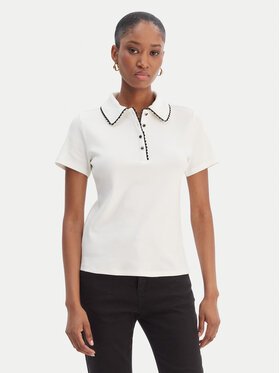 Morgan Morgan Polo marškinėliai 261-DLOLI Balta Slim Fit