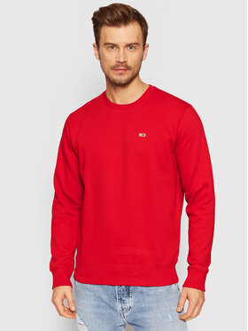 Tommy Jeans Tommy Jeans Majica dugih rukava Fleece DM0DM09591 Crvena Regular Fit