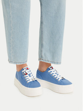Tommy Jeans Tommy Jeans Sneakers Tjw Flatform Sneaker Charms EN0EN02959 Blu