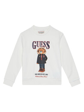 Guess Guess Pulóver N5BQ07 KAD74 Fehér Regular Fit