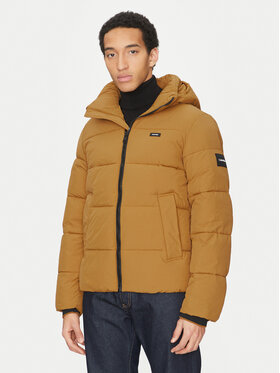 Calvin Klein Calvin Klein Geacă de iarnă Crinkle K10K110336 Maro Regular Fit