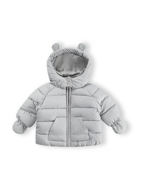 minoti minoti Kurtka zimowa 31BABYCOAT2 Szary jasny Regular Fit