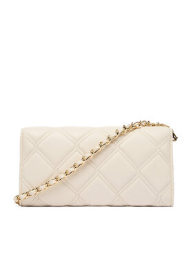 Tommy Hilfiger Tommy Hilfiger Ročna torba Th Feminine Wallet On Chain AW0AW18795 Kremna