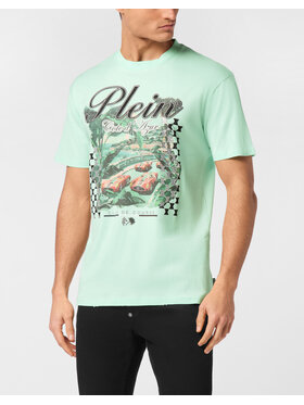PHILIPP PLEIN PHILIPP PLEIN T-shirt 24941 Verde Regular Fit
