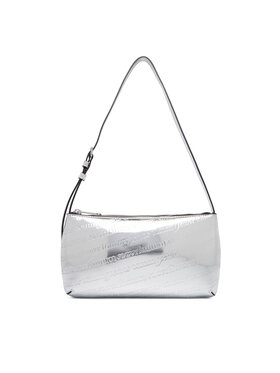 Tommy Jeans Tommy Jeans Rankinė Tjw Must Metallic Shoulder Bag AW0AW18009 Sidabrinė