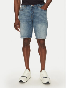 Armani Exchange Armani Exchange Džínsové šortky XM000073 AF13331 MB001 Modrá Slim Fit